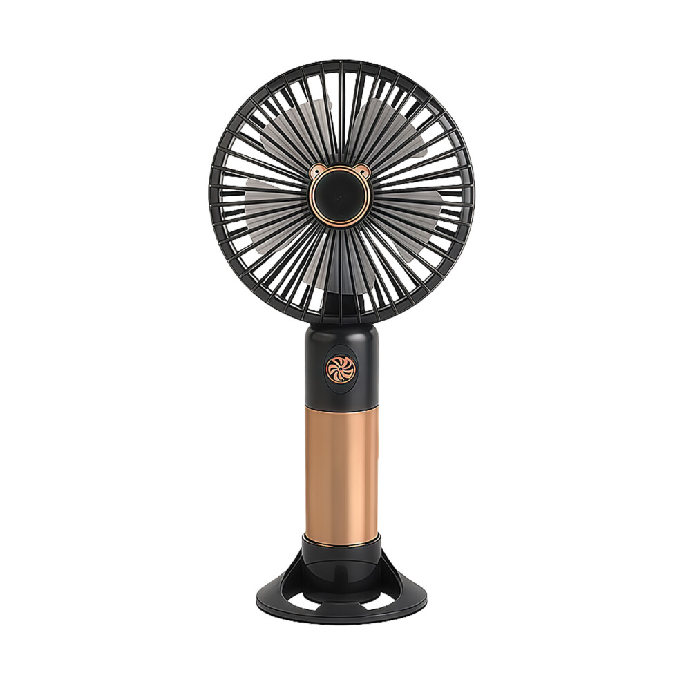 Powerful Handheld Desk Fan Low Noise Cooling Fan For-Black 7754001943974