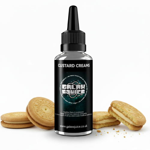 Custard Creams 100ml E-Liquid No Nicotine Vape