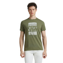 T-shirt Slim Fit Pepe Jeans pour homme (Pm509907_Ivory White)