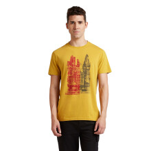Pepe Jeans Beige Grafisk Tryck Kortärmad T-Shirt