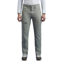 Ελαιόχρωμες Cargo Jeans με Μεσαία Ανάταση