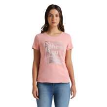 Pepe Jeans Dam Regular Fit T-Shirt (Pl506082_Molnrosa_Moln)