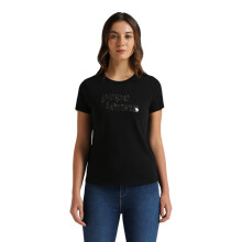 Pepe Jeans Svart Flocktryck Kortärmad T-Shirt