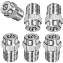5PCS 4000 PSI Stainless Steel Pressure Washer Nozzle Tips Set, 1/4 Inch NPT Replacement for Surface Cleaner and Water Broom