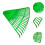 Garden Leaf Rake Head 21 Tines Durable PP Replacement Head for Efficient Leaf Collection Yard Use Green 2