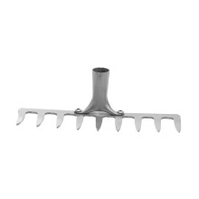 Heavy Duty Garden Rake with Steel Head for Lawn Care and Soil Cultivation, Durable Yard Tool
