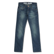 Pepe Jeans Ragazzi Mullet Cashed Denim Slim Fit Medio, Usato Scuro, 4