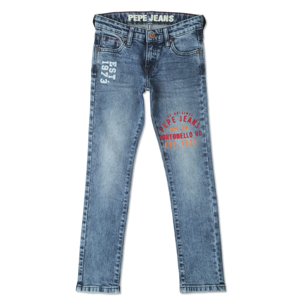 New Pepe Jeans Boys Slim Fit Jeans (Pb201946j67_blue_16)