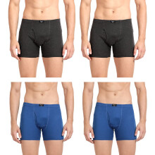 Pepe Jeans Innerwear Bomull Solid Trunk För Män - Xxl (4-Pack)