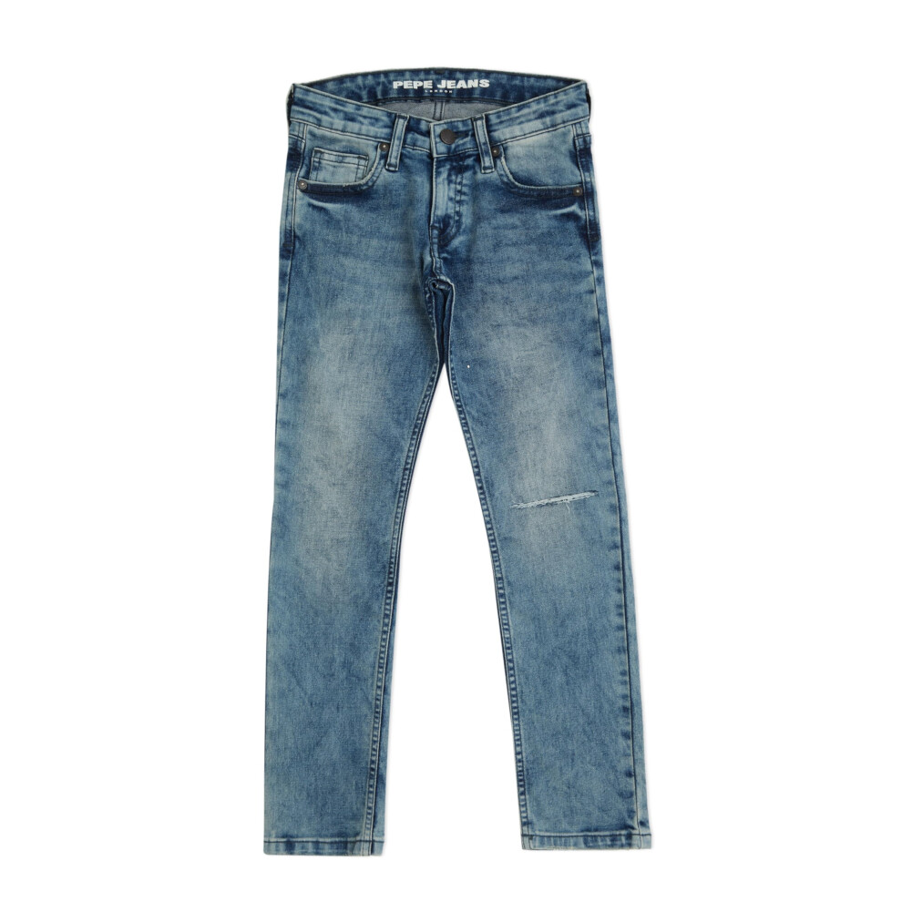 New Pepe Jeans Boys Mid Rise Slim Fit Jeans Denim