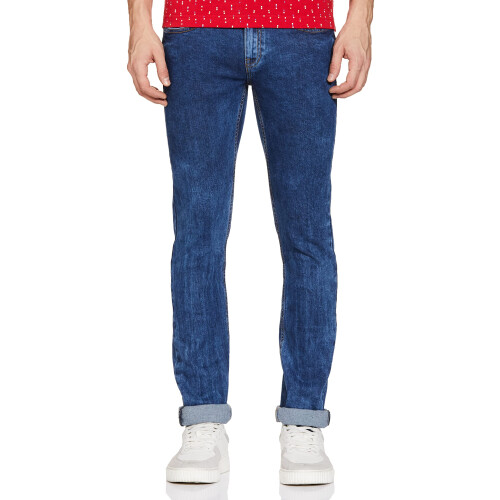 Pepe Jeans Pepe Jeans Ανδρικά Slim Fit Jeans με Μέση Ύψους Indigo