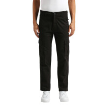 Zwarte Madrid Fit Cargo Broeken Met Middelhoge Taille