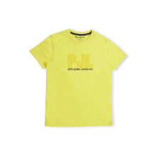 Pojkar Gult Tryckt Kortärmad T-shirt