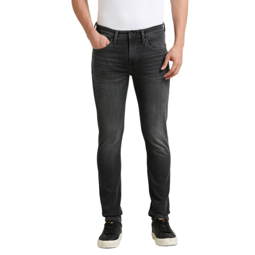 Pepe Jeans Chinox Γκρι Τζιν Γυμναστηρίου Mid Rise