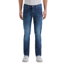 Ανδρικά Μπλε Slim Fit Τζιν Μεσαίου Ύψους