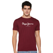 T-Shirt Homme Bordeaux Avec Logo
