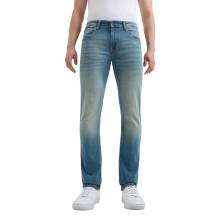 Herr Blå Slim Fit Mid Rise Jeans