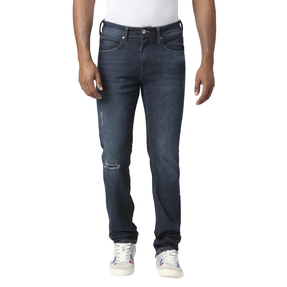 New Pepe Jeans Men's Mid Rise Slim Fit Jeans