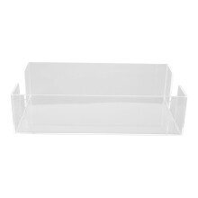 Napkin Tray Transparent Large Cap 9.5x5.5x2.5in