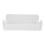 Napkin Tray Transparent Large Cap 9.5x5.5x2.5in 1