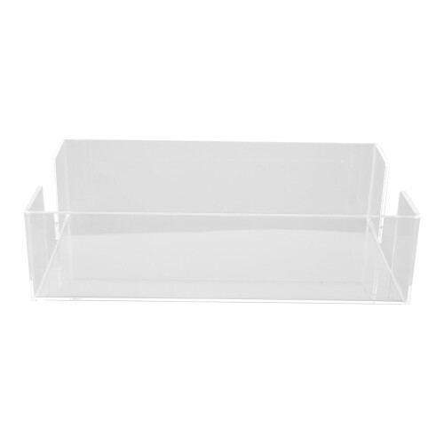 Napkin Tray Transparent Large Cap 9.5x5.5x2.5in