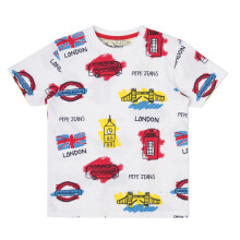Pepe Jeans Pojkar Regular Fit T-Shirt (Pb5036518008_Vit)