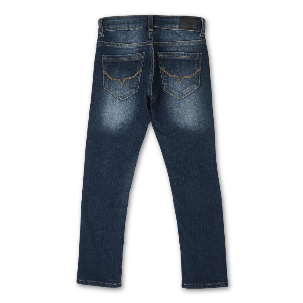 New Pepe Jeans Boys Mid Rise Slim Fit Jeans Light