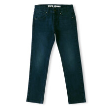 Jeans Slim Fit Blu Scuro a Vita Media per Bambini