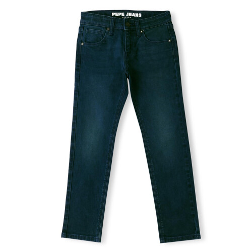 Pepe Jeans Παιδικά Σκούρα Μπλε Μίνι Ύψους Slim Fit Τζιν