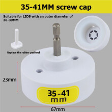 Herramienta Eléctrica Portátil para Taponar Botellas con Vástago Hexagonal, Adaptador de Sellado para Botellas de Plástico de 20-30 mm