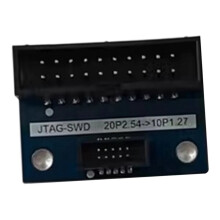 SWD JTAG Interface Adapter Board, 20Pin 2.54mm to 10Pin 1.27mm Pitch Converter for Programming & Debugging