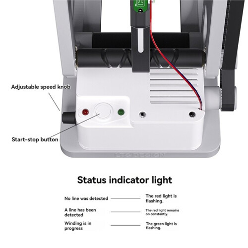 3D-Printed Filament Winder Electric Wire Winding Machine 3D Printing Filament Winder Programming Winding Machine EU PLUG 2