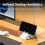 66W 4USB+4Type-C 8Ports Socket Bracket Charger for Phone Laptop Computer USB Interface Extender Multi-Functional HUB 8