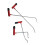 4 Pcs Special Hook Set for Car Repair, Metal Combination Tool Kit with Customized Case 3