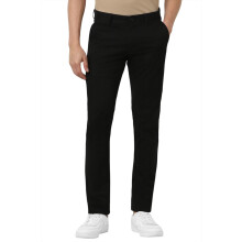 Peter England Heren Slim Fit Broek (Pctfsskpp96665_Zwart)