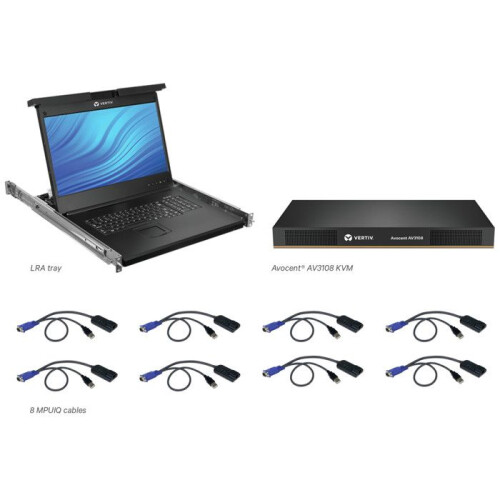 Servidor Vertiv LRA185KMM8D-001 Negro