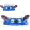 Make-upband - Stitch - Blauw - Pluche stof 1