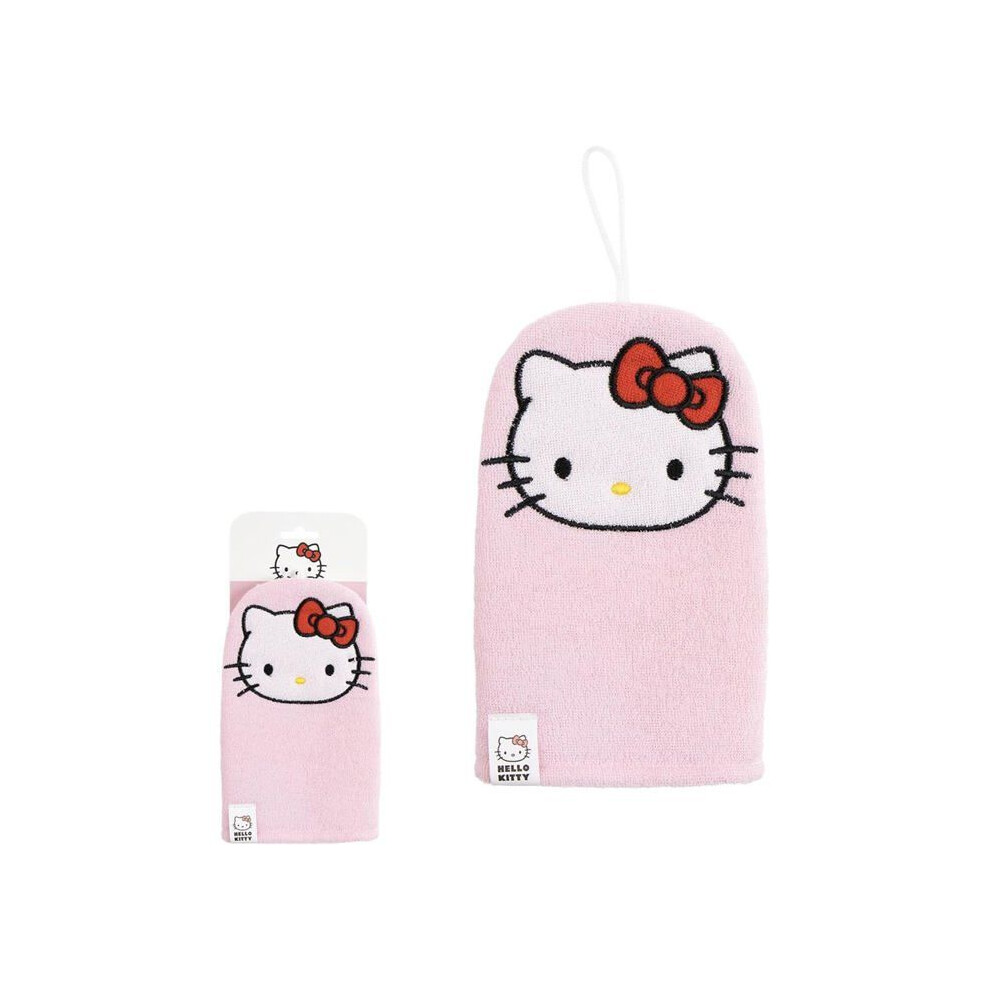 Cerdã¡ Bath Glove - Cerda - Hello Kitty - Gentle Exfoliation - Kawaii Design - Washable And Reusable