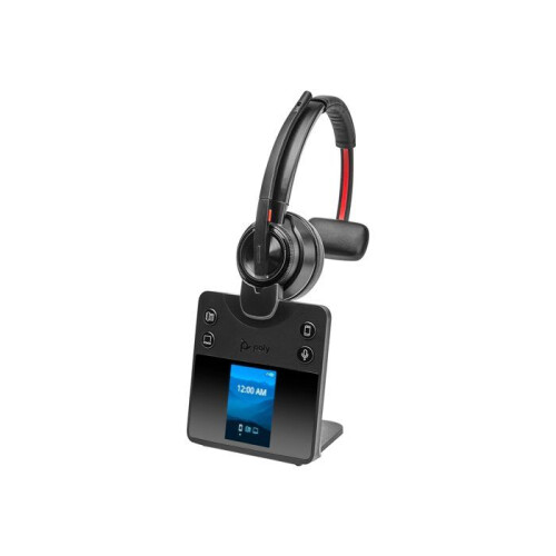HP Headset - HP - Poly Savi 8410 - Microsoft Teams Certified - Wireless - Black