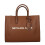 Michael Kors Michael Kors Bruine Leren Handtas 1