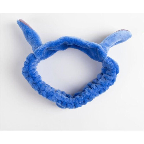Make-upband - Stitch - Blauw - Pluche stof 2