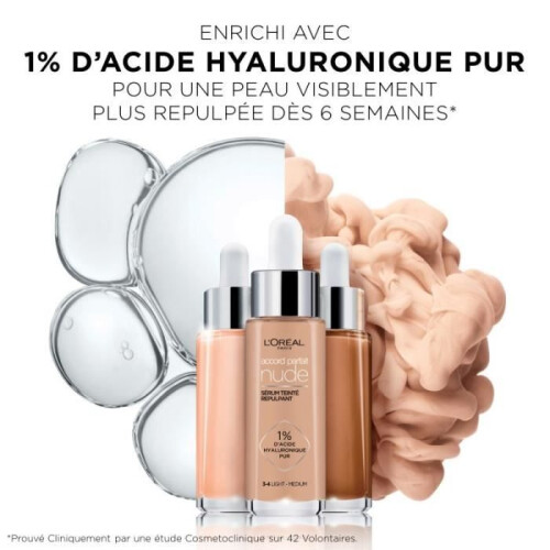 L'Oréal Paris Accord Parfait Hydraterende getinte serum 0,5-2 Zeer Licht 1
