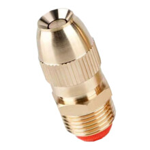 2pcs Adjustable Copper Garden Sprayer Nozzles with Fine Mist Atomization for Lawn and Greenhouse