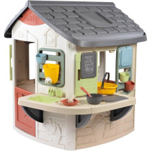 Smoby Life - Mud Cooking House - Made in France - Recycled Material - 16 accessories - From 2 years old