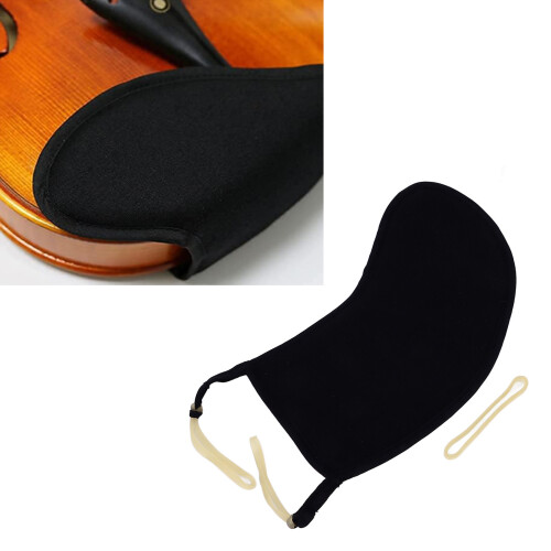 Violin Shoulder Rest Pad 1/4 Cotton Non Slip Cover 2