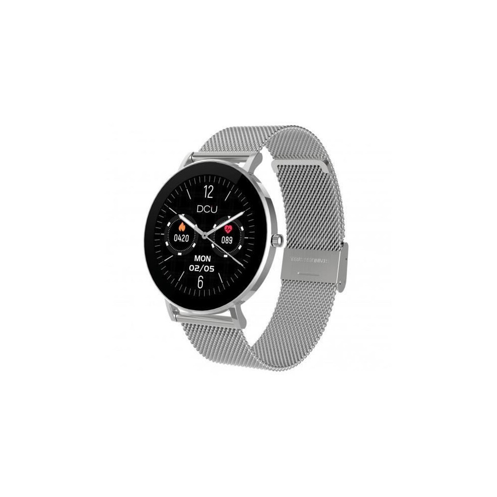 Dcu Silver Los Angeles 1.3" Amoled Smartwatch Bluetooth 5.3, Ip68, 14 Sports Modes