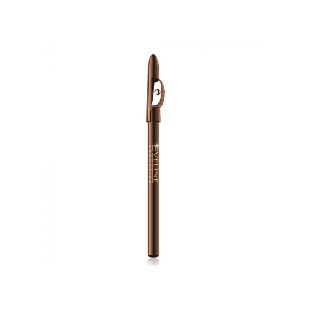 Eveline Brown Eye Crayon - Long-Wear - Precise Line - Intense Color - Easy Application