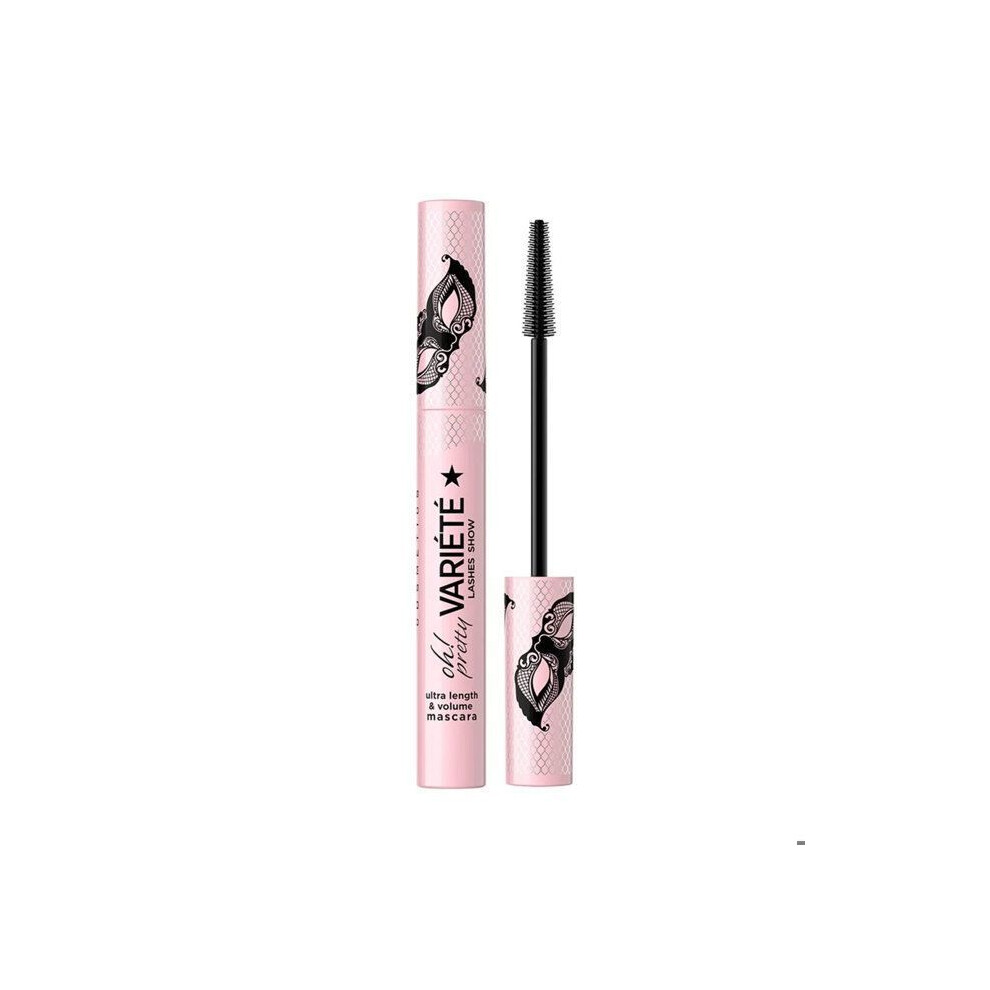 Eveline Black Mascara - Variety Lashes Show Oh Pretty - 10 Ml - Easy Application