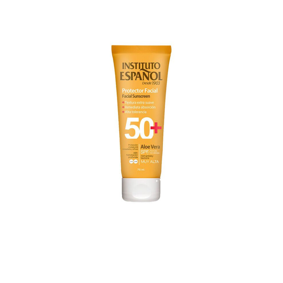 Face Sunscreen Cream with Aloe Vera in Tube SPF 50+ 75 ml