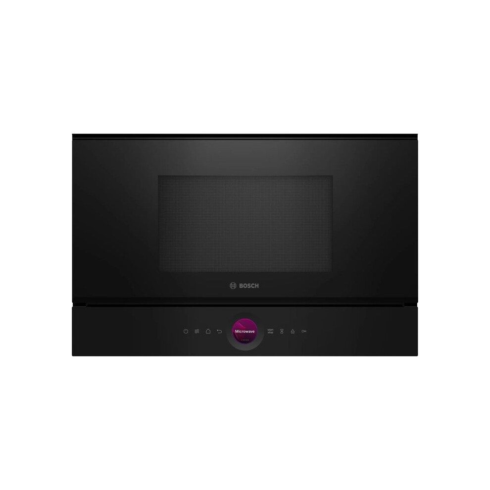 New Bosch Built-In Microwave Oven - Ber7321b1 - 900 W - Tft Screen - 21 L - Black